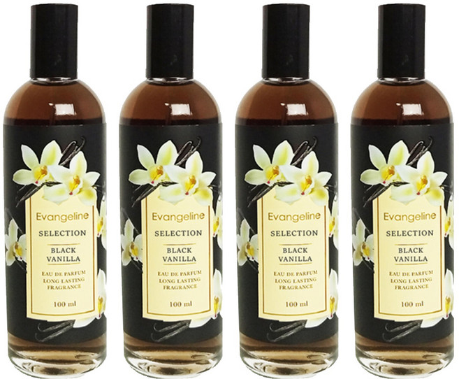 峇里島Evangeline EDP 香水 Black Vanill, 100ml, 4瓶
