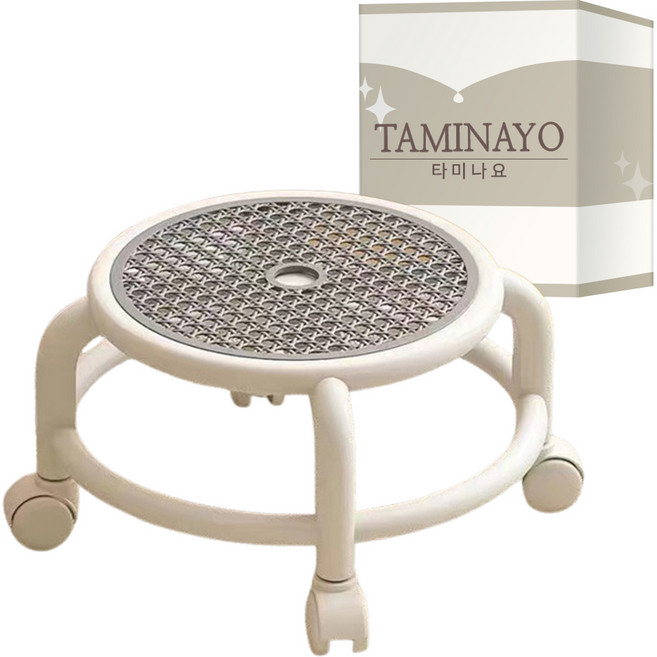 타미나요 다용도 청소 바퀴의자, 1개, n그레이