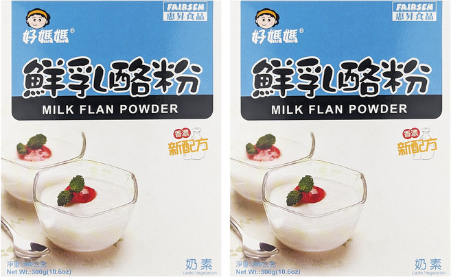 FAIRSEN 惠昇食品 好媽媽鮮乳酪粉 300g 適合全家DIY 奶素者可用 台灣製造, 2盒