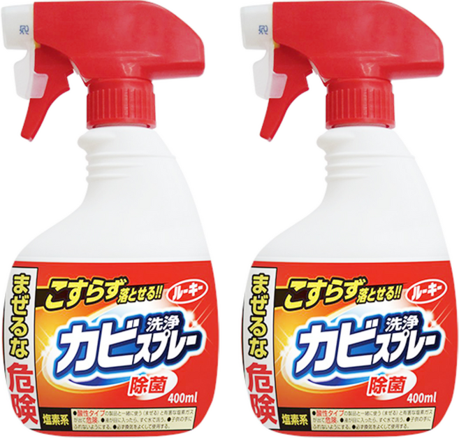 第一石鹼 Rookie 浴室除霉噴霧泡 噴頭款, 400ml, 2瓶