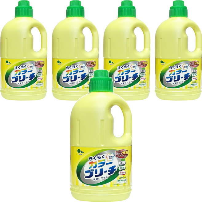 Mitsuei 酵素去污漂白劑 彩色衣物專用, 2L, 5桶