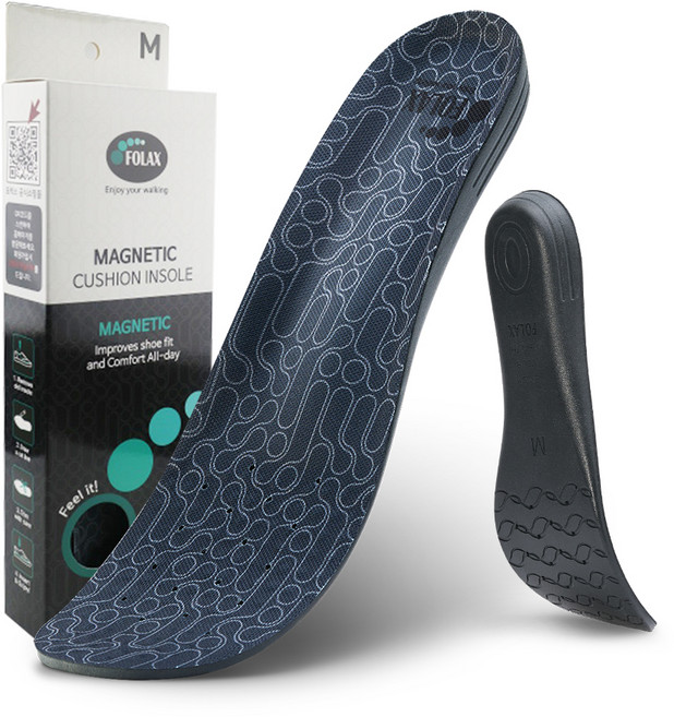 포렉스 기능성 족저근막 메모리폼 쿠션 자석 하이볼륨 마그네틱 신발 깔창