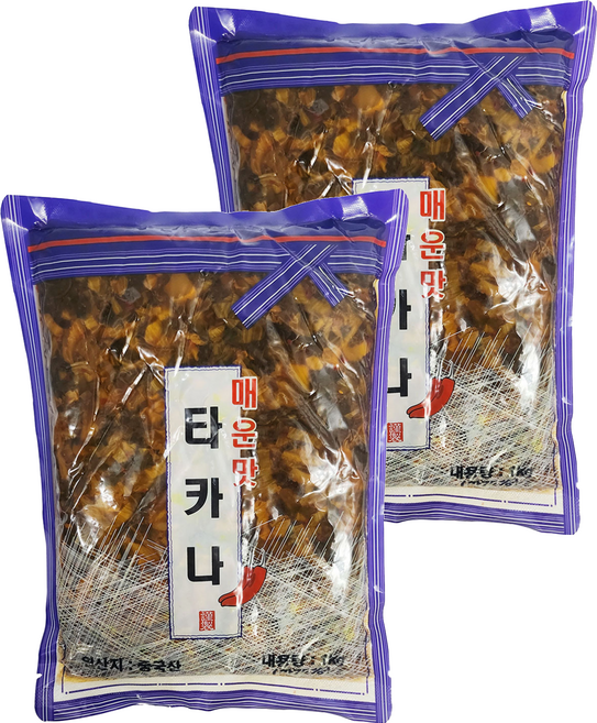 토호식품 타카나 매운맛, 1kg, 2개