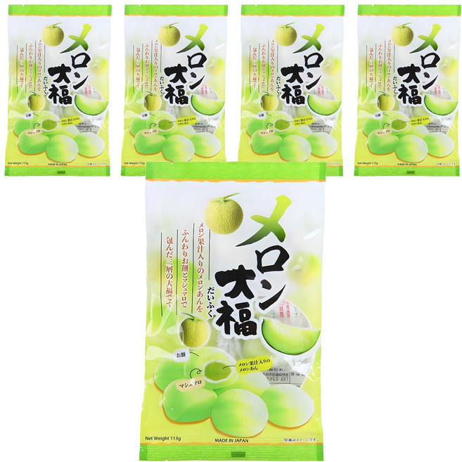 Kubota Seika 久保田 哈密瓜麻糬, 113g, 5個