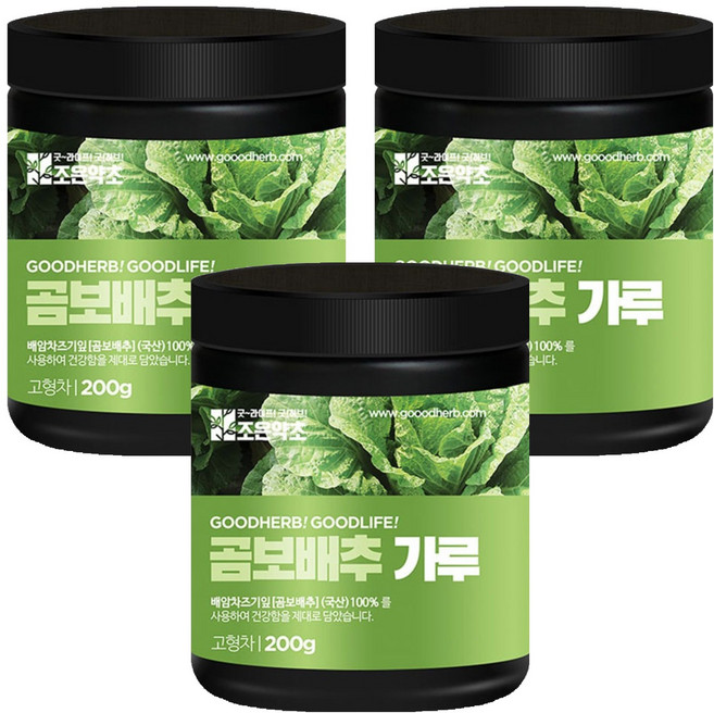 조은약초 곰보배추 가루, 3개, 200g