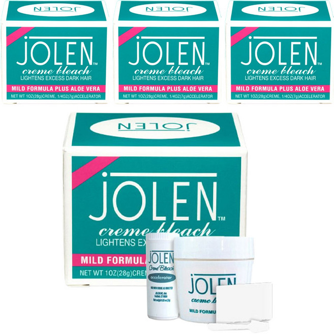 졸렌 크림 블리치 마일드 탈색제, 35g, 4개