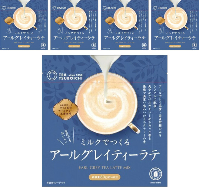 TEA TSUBOICHI 製茶本舖 伯爵茶沖泡粉, 80g, 1入, 5包