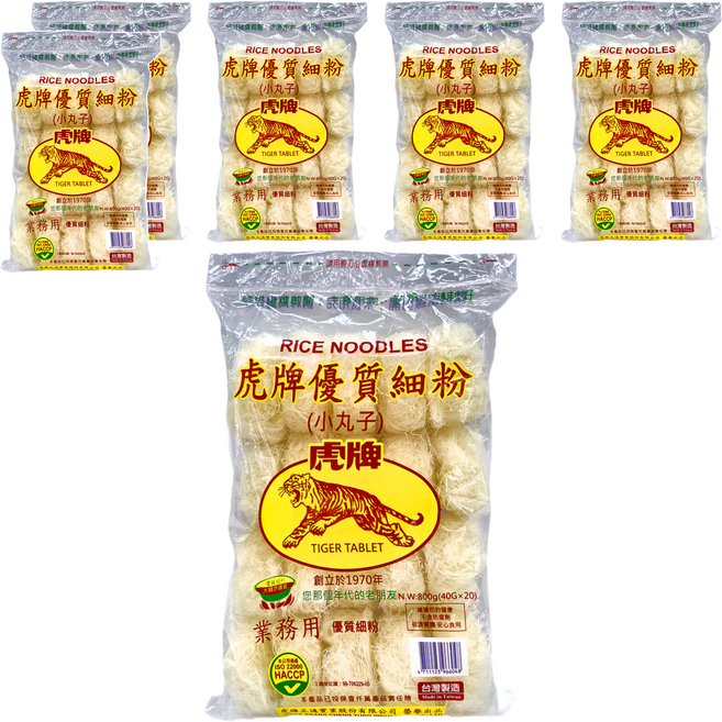 虎牌 優質細粉 小丸子, 800g, 6包