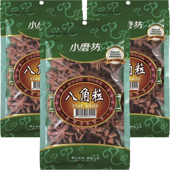小磨坊 八角粒, 100g, 3包