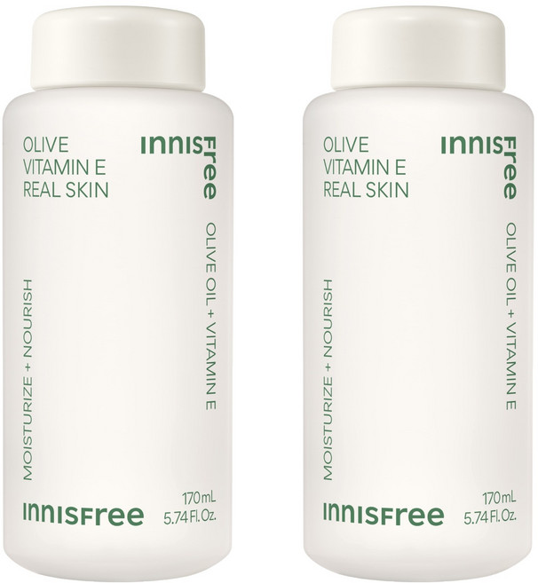 INNISFREE 橄欖維他命E化妝水, 2瓶, 170ml