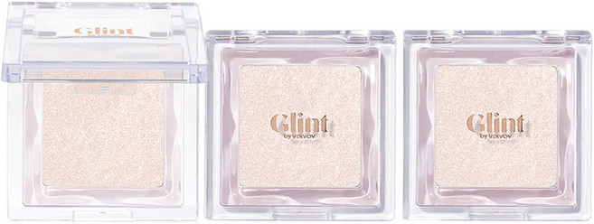 Glint 바이 바디보브 하이라이터 2.3g, 04밀키문, 2개