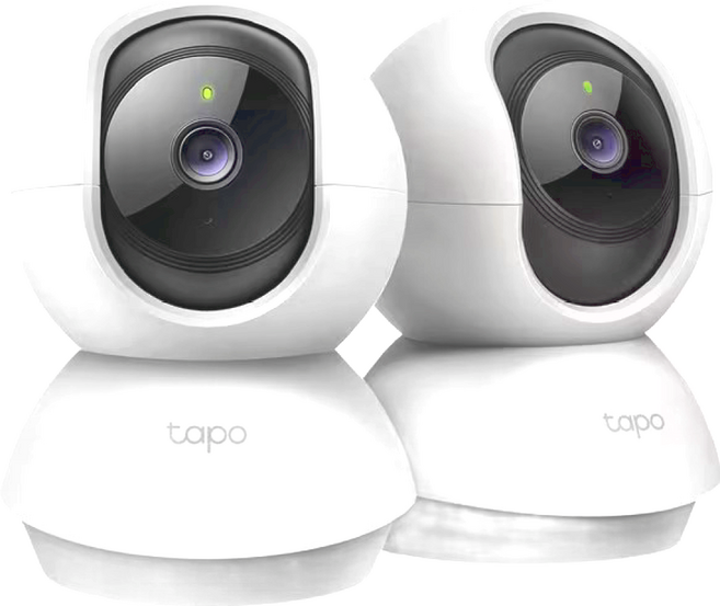 tapo TP-LINK 旋轉式 WiFi攝影機, C210P2, 2個
