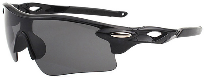 비바이원 라이딩 스포츠 선글라스, 블랙그레이, 1개