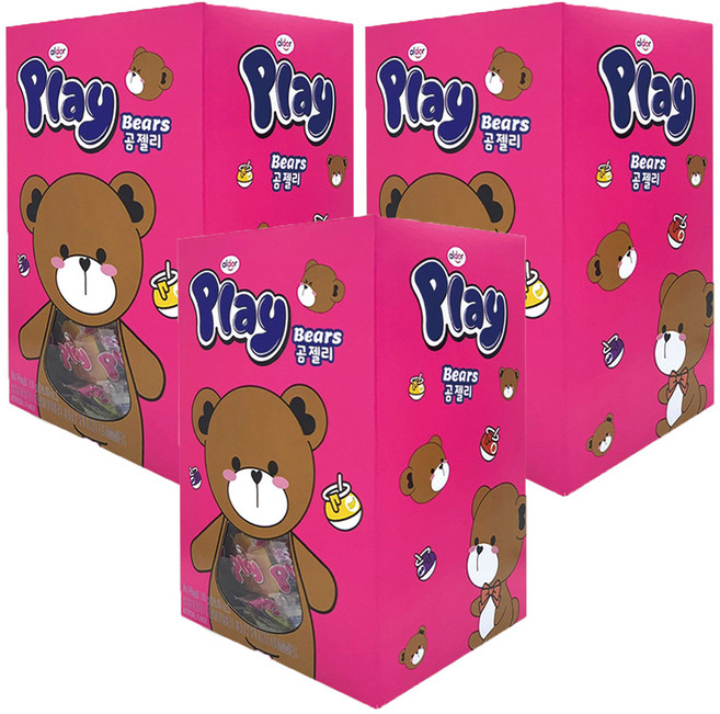 알도르플레이 베어 젤리 100개입, 700g, 3개