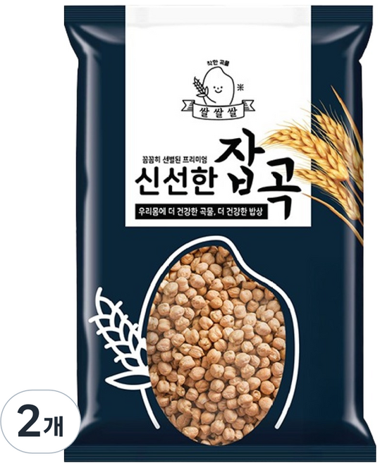 쌀쌀쌀 캐나다산 햇 병아리콩, 2개, 2kg