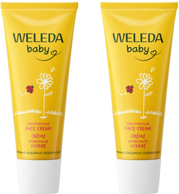 WELEDA 薇蕾德 金盞花臉部乳霜, 2個, 50ml