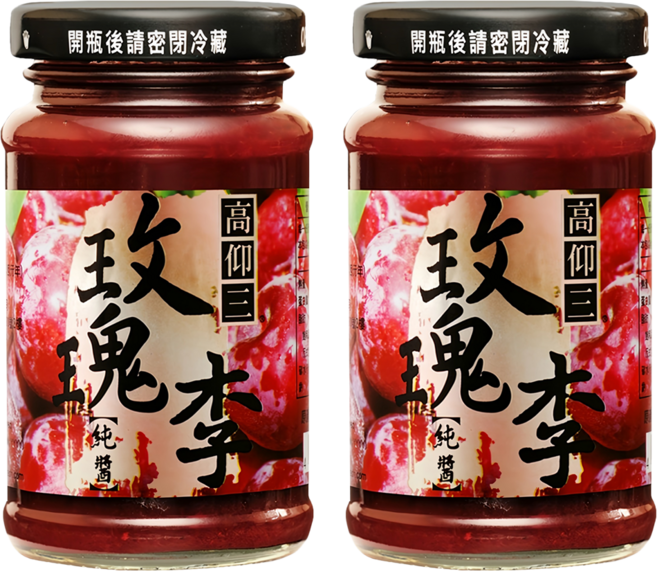 高仰三 玫瑰李純醬, 150g, 2罐