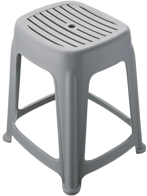 KEYWAY 聯府 花園止滑椅, 灰色, 1個