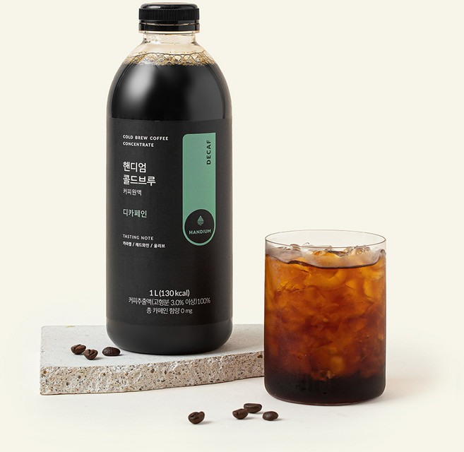 핸디엄 콜드브루 원액 디카페인, 1L, 1개