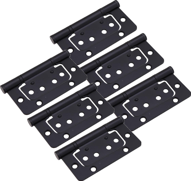 방문용 4인치 이지경첩 블랙, 6개