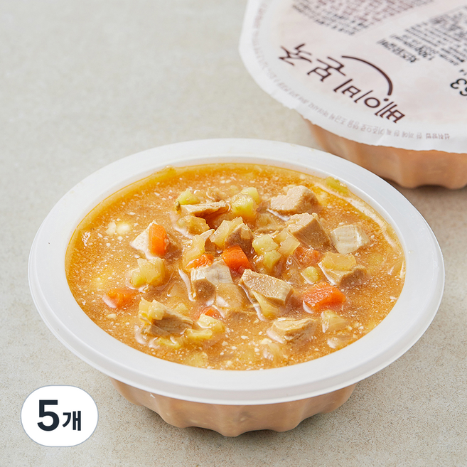 베이비본죽 치즈 닭갈비, 130g, 5개