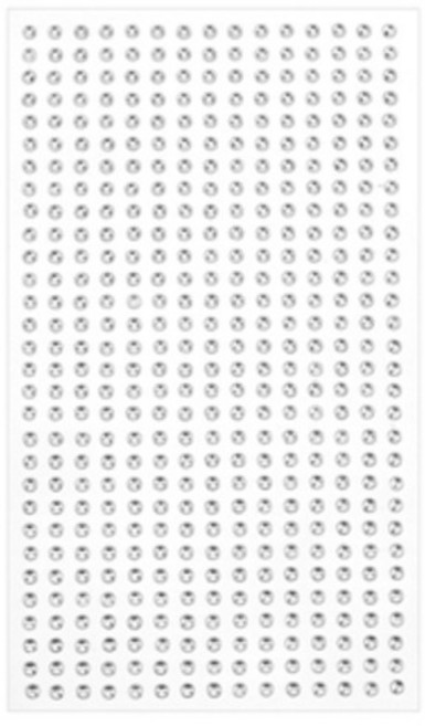 젤루나 미니 라운드 원큐빅 포인트 페이스 스티커 FS-02