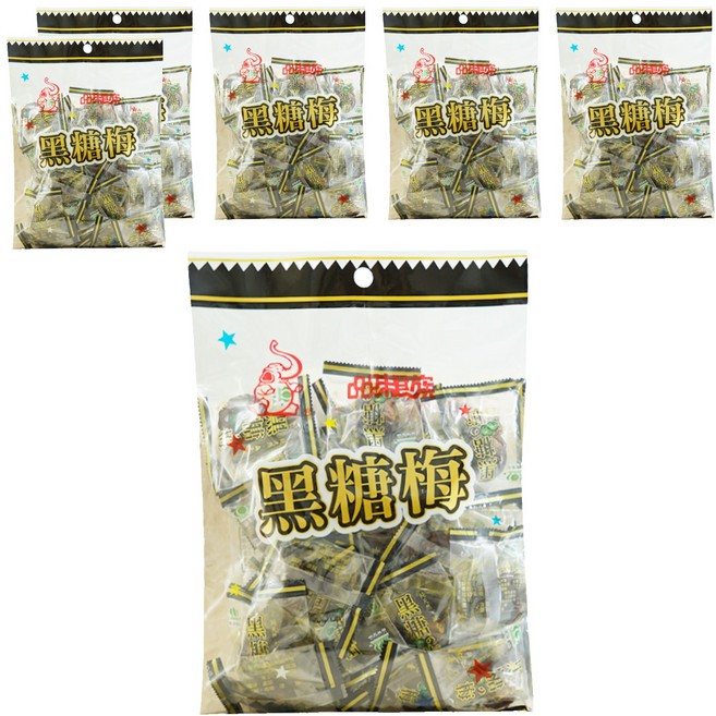 品味食族 黑糖梅, 200g, 6袋