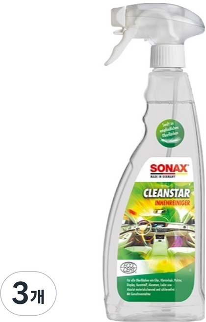 소낙스 클린스타 실내 세정제, 750ml, 3개