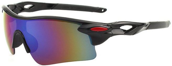 비바이원 라이딩 스포츠 선글라스, 블랙혼합, 1개