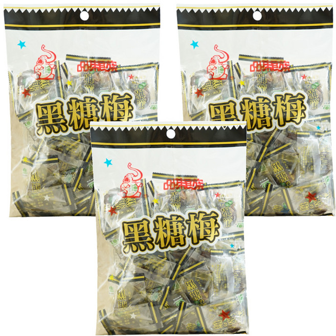 品味食族 黑糖梅, 200g, 3袋