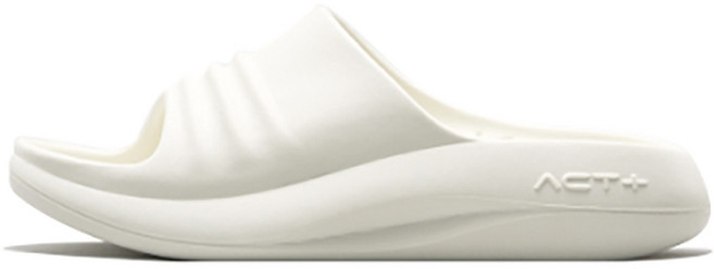 ACT PLUS 男女通用 Align Plus 拖鞋, 奶油白, 240