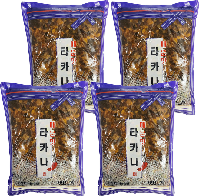 토호식품 타카나 매운맛, 1kg, 4개