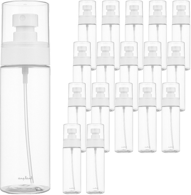 앙플랜트 라운드 안개분사 미스트 공병 100ml, 18개, 화이트