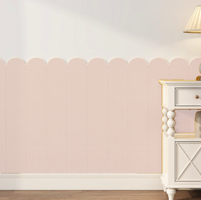 올리웰 접착형 충돌방지 인테리어 벽장식, 핑크