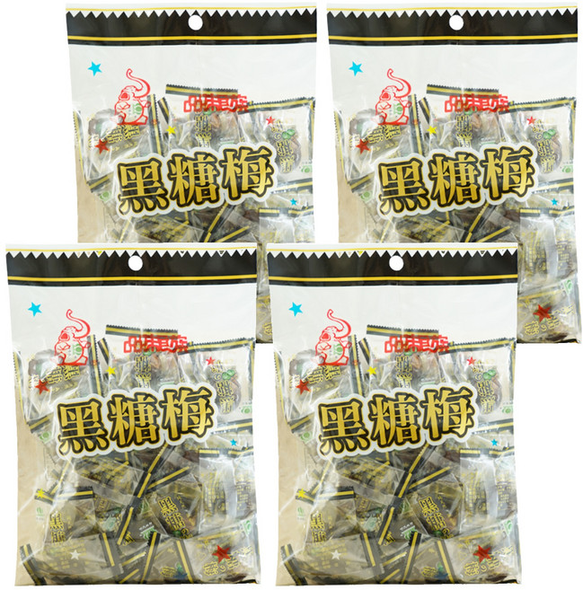 品味食族 黑糖梅, 200g, 4袋