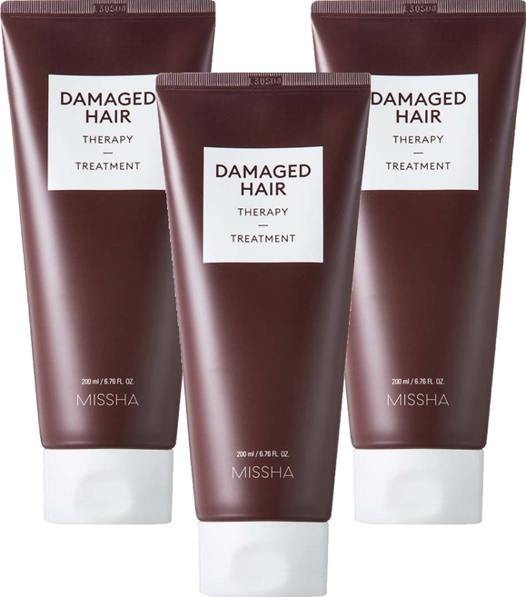 미샤 데미지드 헤어 테라피 트리트먼트, 200ml, 3개