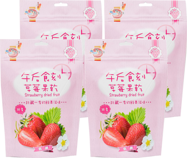 Onlyone 海龍王 午后食刻 草莓果乾, 65g, 4包