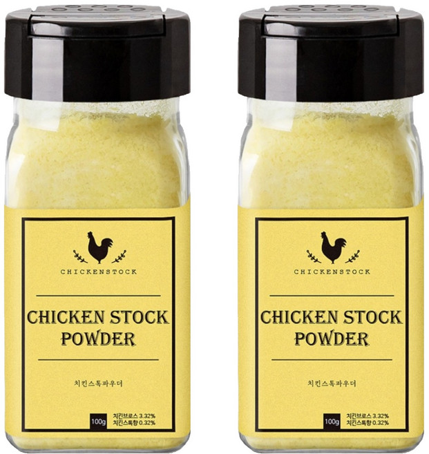 바른미각 치킨스톡 파우더, 100g, 2개