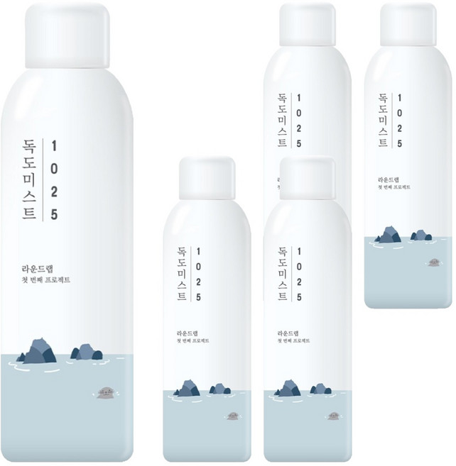 라운드랩 1025 독도 미스트, 150ml, 5개