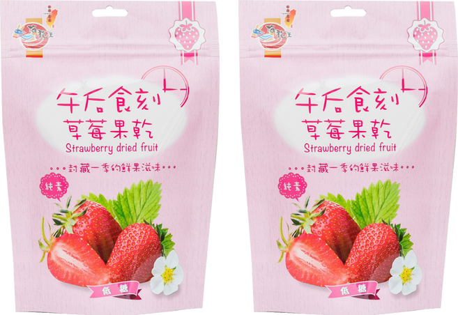 Onlyone 海龍王 午后食刻 草莓果乾, 65g, 2包