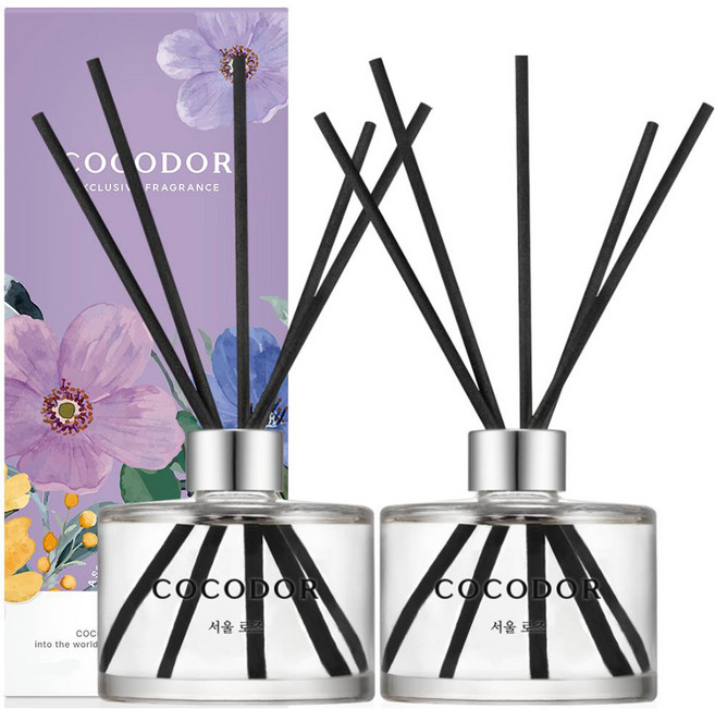 코코도르 퍼퓸 디퓨저, 서울로즈, 200ml, 2개