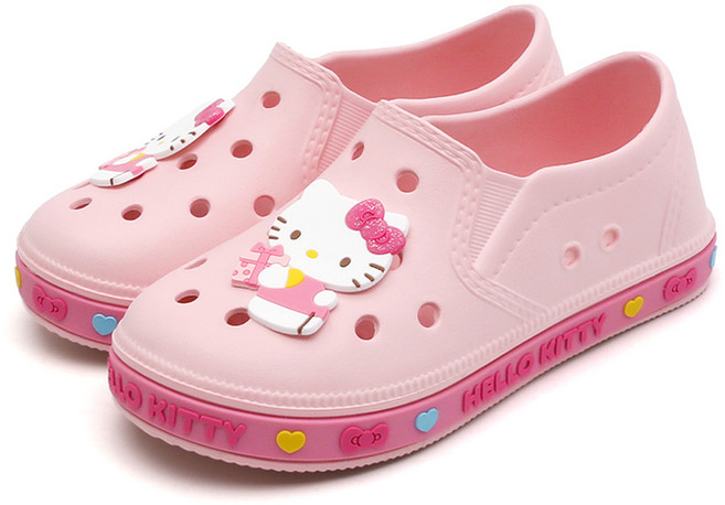 산리오 여아용 헬로키티 셔플 실내화