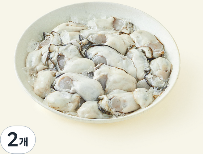 지하암반해수로 씻어낸 가열조리용 대굴 (냉장), 2개, 400g