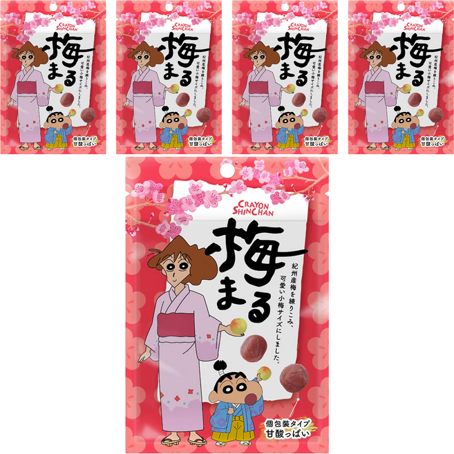 Shinchan 蠟筆小新 小梅肉球, 16.2g, 5袋