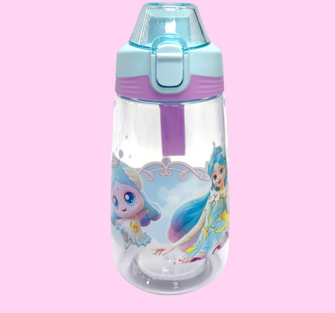 르번 아동용 프린세스 캐치티니핑 손잡이 원터치 보틀, 사뿐핑, 1개, 500ml