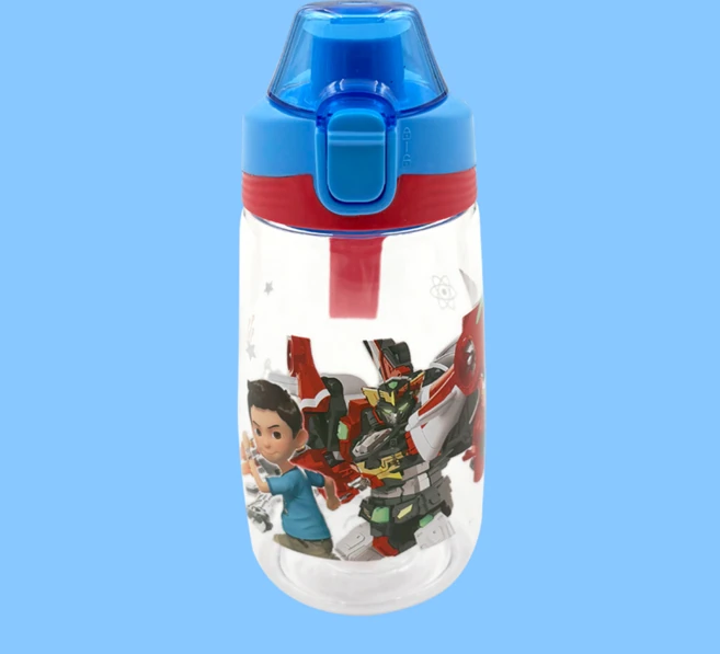 르번 아동용 헬로카봇16 손잡이 원터치 보틀, 혼합색상, 1개, 500ml - 쿠팡