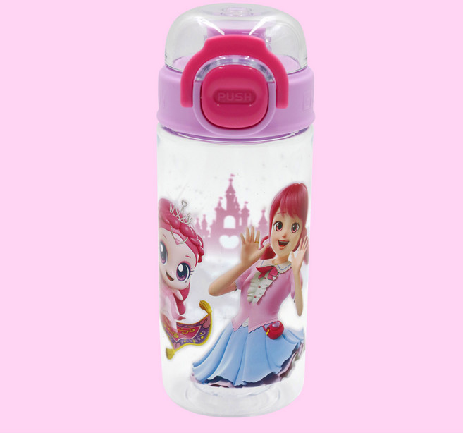 르번 아동용 프린세스 캐치티니핑 이중잠금 보틀, 실크핑, 1개, 450ml