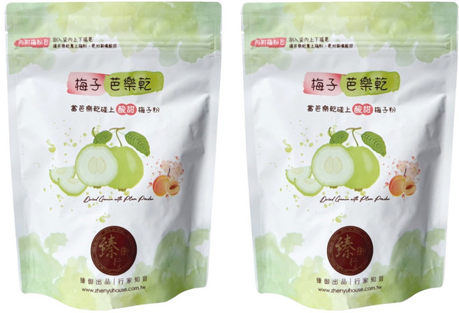 臻御行 梅子芭樂乾, 200g, 2個