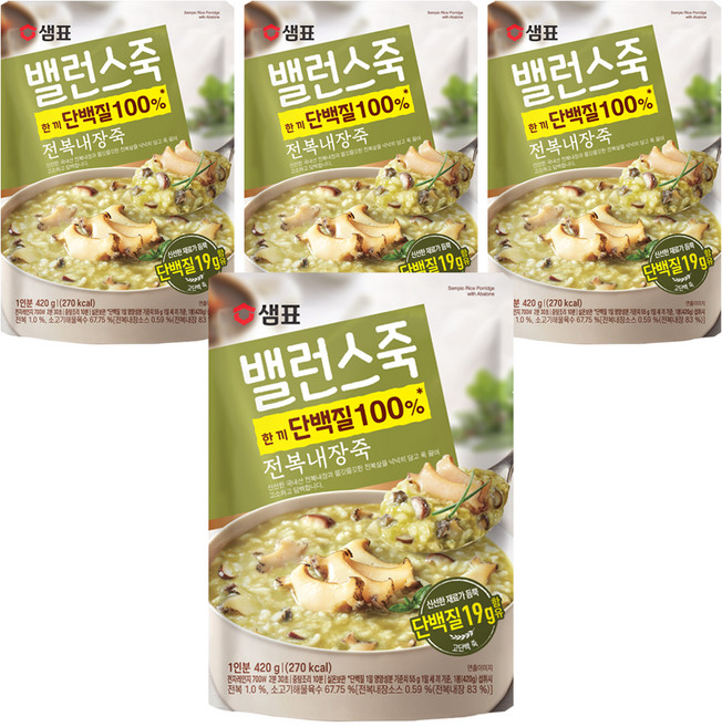 Sempio 膳府 鮑魚粥, 420g, 4包