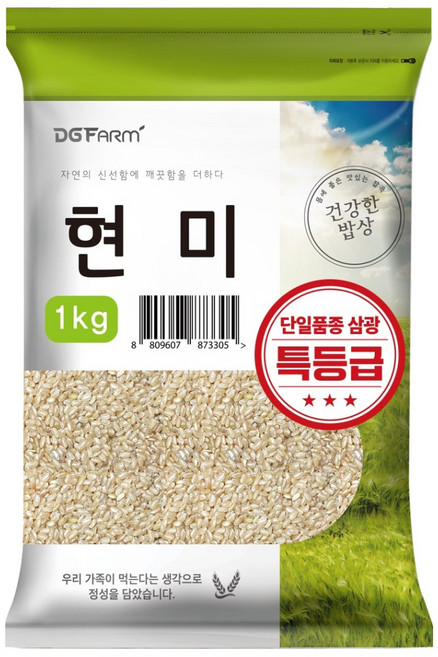 대구농산 건강한밥상 국산 특등급 현미, 1kg, 1개